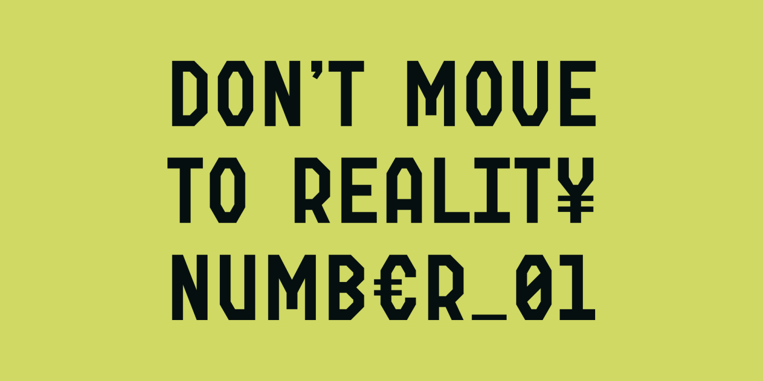 Matech Font Poster #1