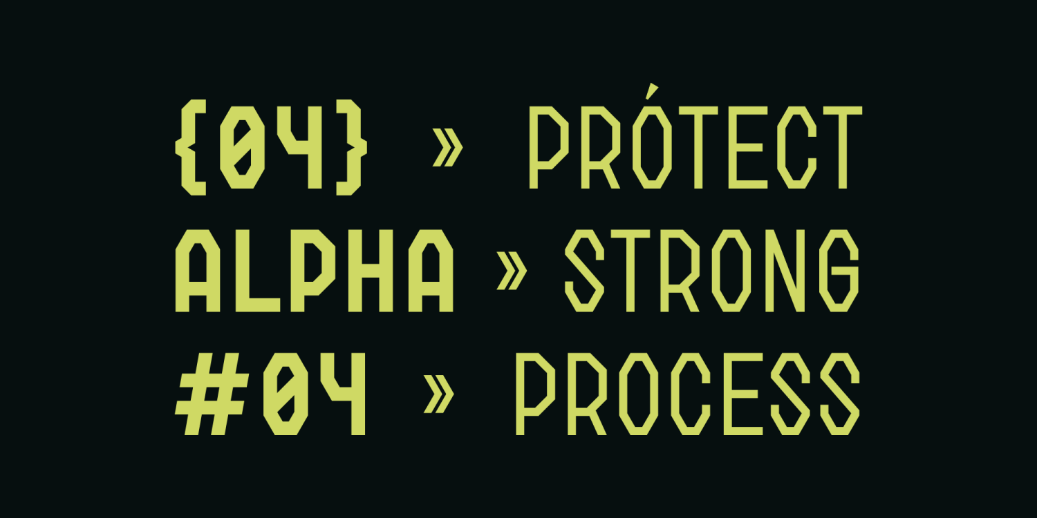Matech Font Poster #1