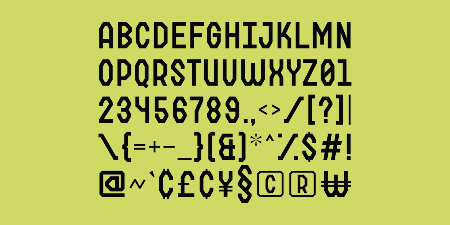 Matech Font Poster #1