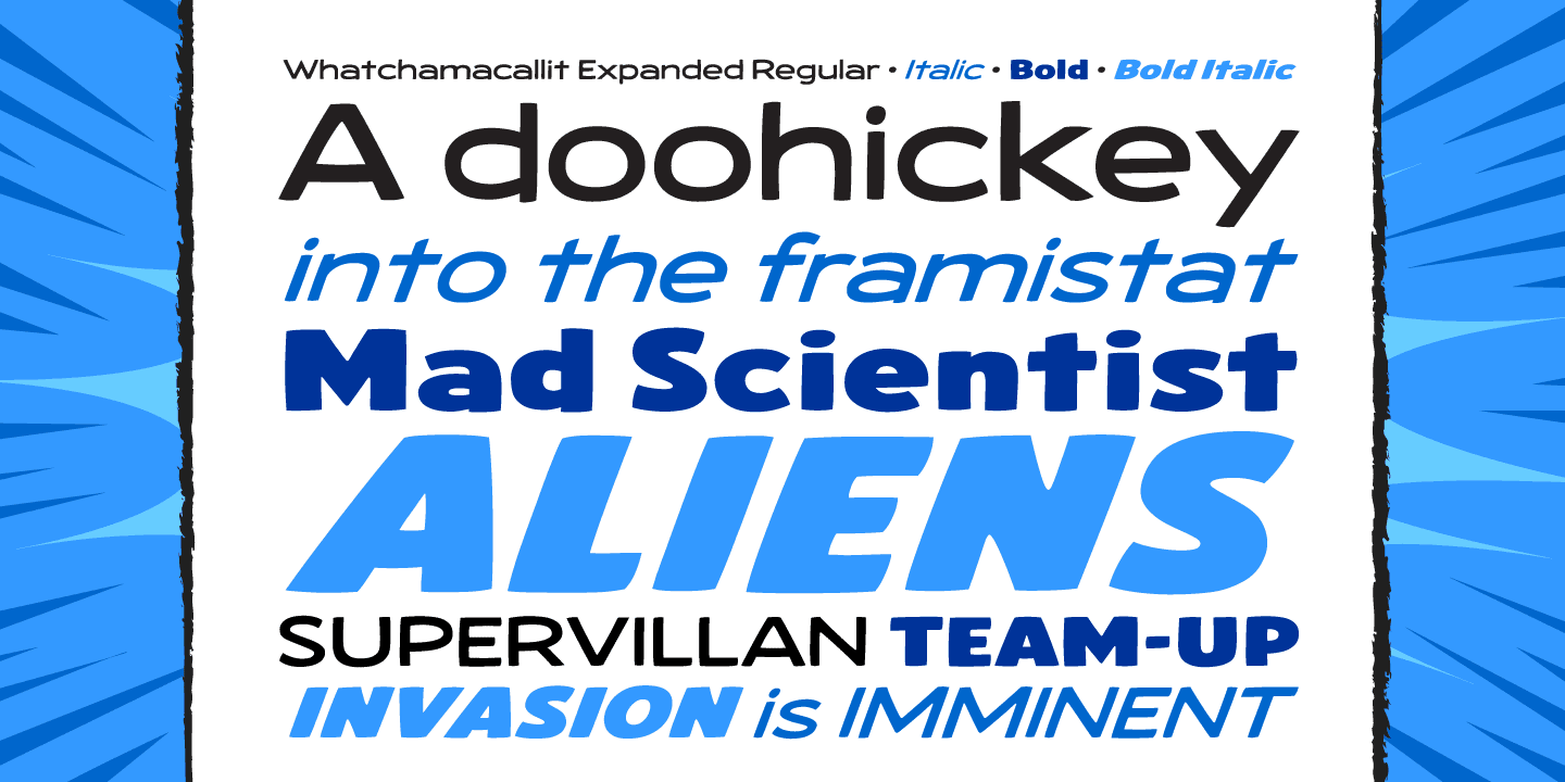 Whatchamacallit Font Poster #1