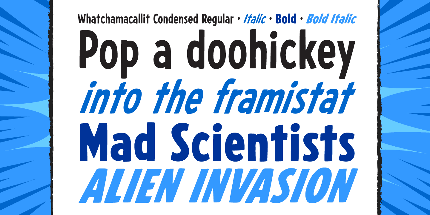 Whatchamacallit Font Poster #1