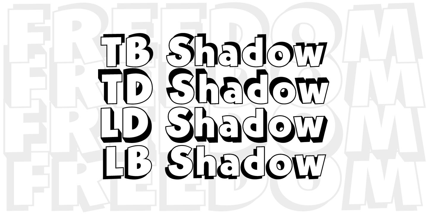 Churchward Freedom Font Poster #1