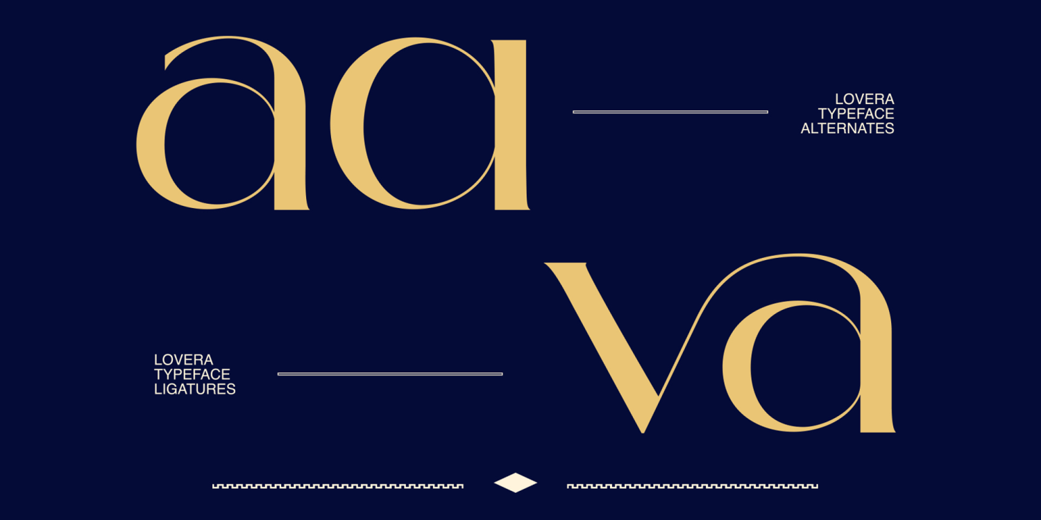 Lovera Font Poster #1