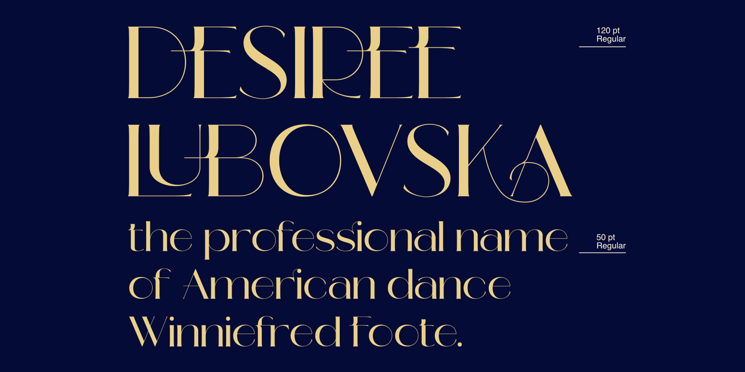 Lovera Font Poster #1