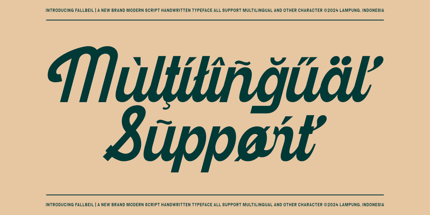 Fallbeil Font Poster #1