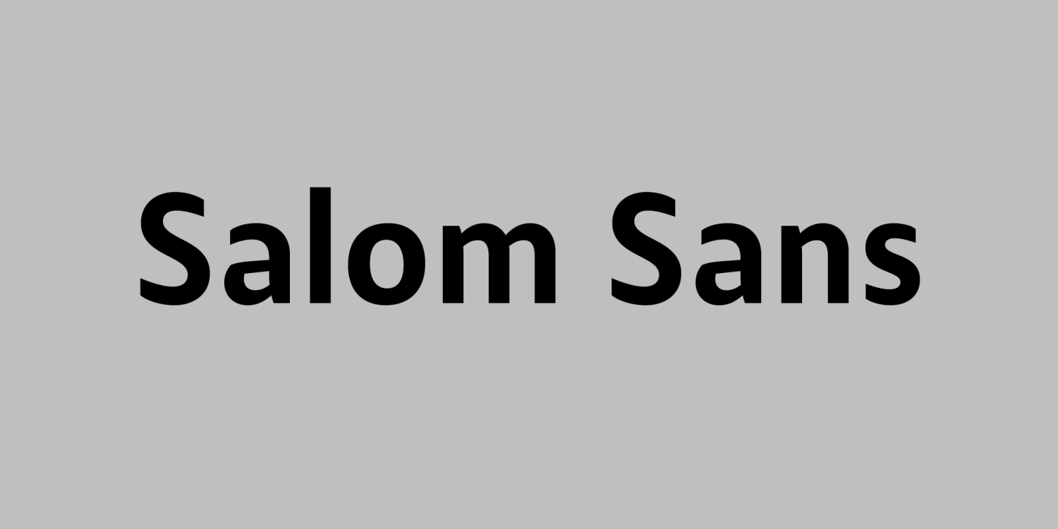 Salom Sans Font Family