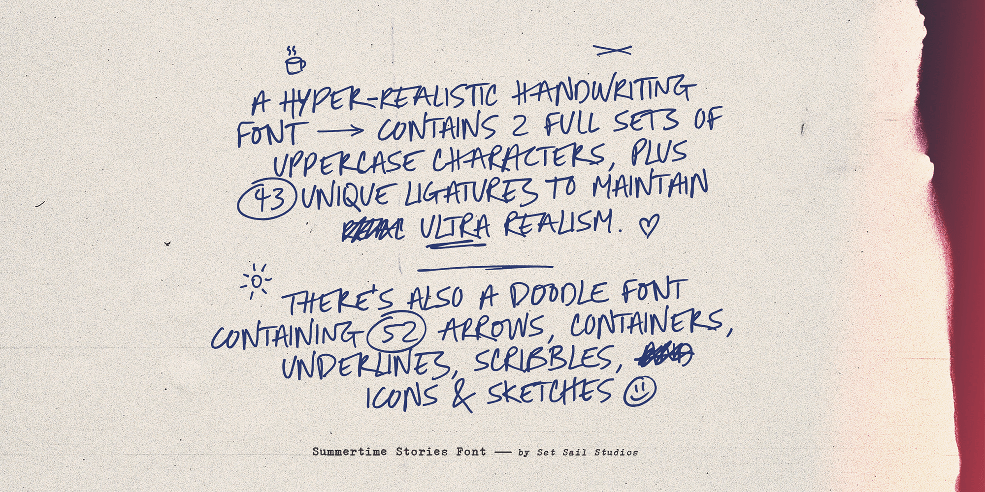 Summertime Stories Font Poster #1