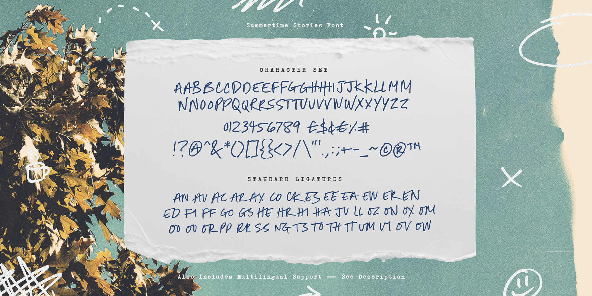 Summertime Stories Font Poster #1