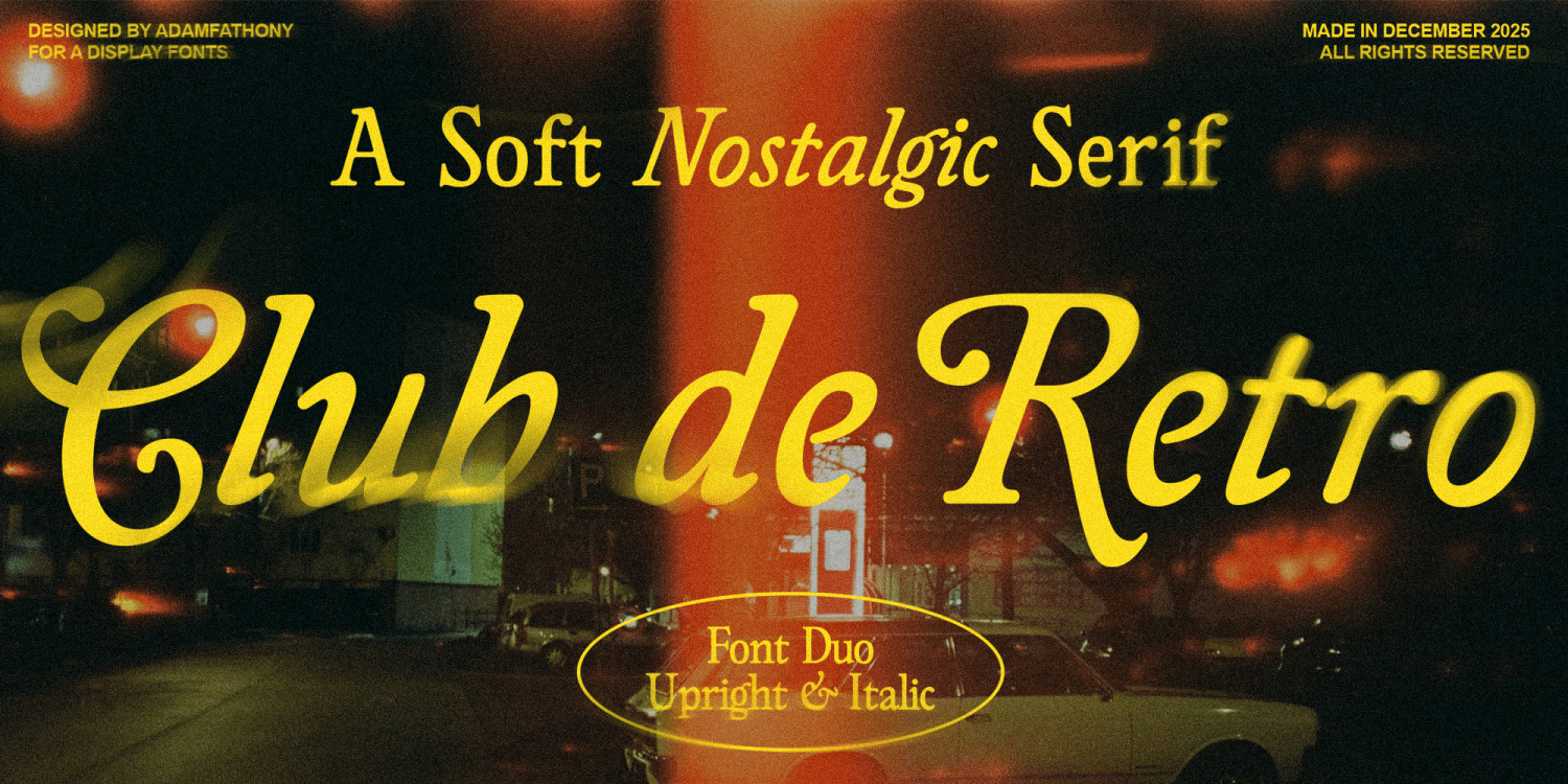 Club de Retro Poster