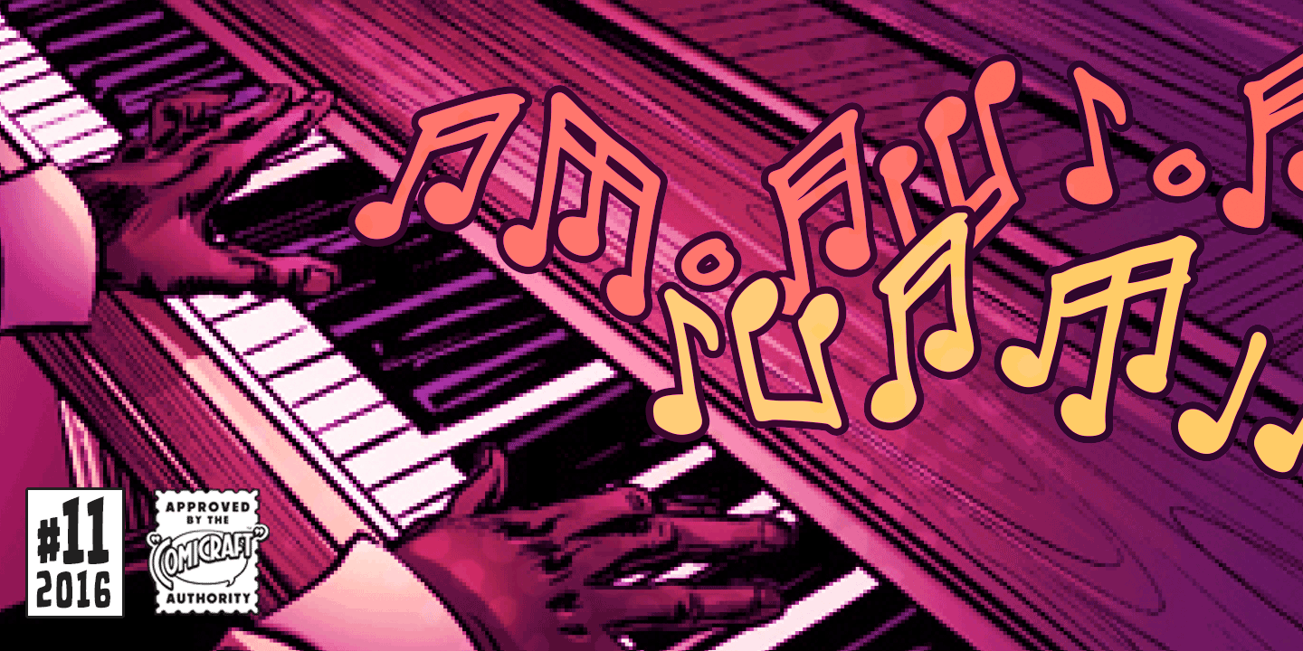 Music To My Eyes Font Poster #1