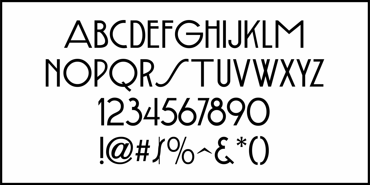 French Sans Moderne Font Poster #1