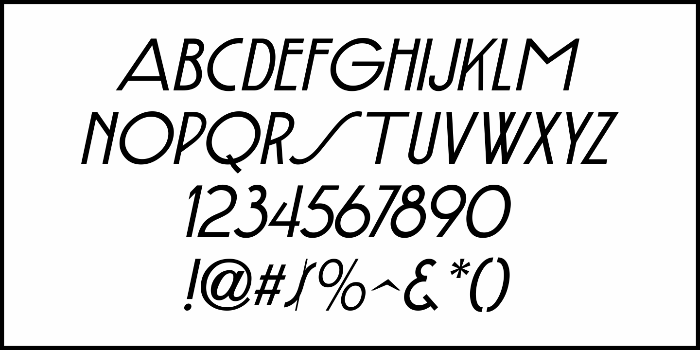 French Sans Moderne Font Poster #1