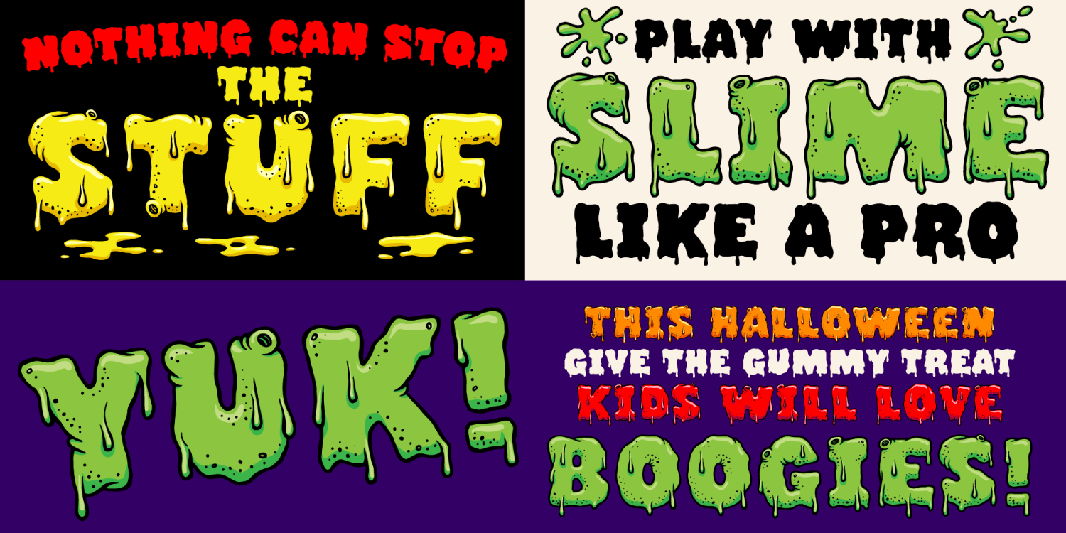Putrid Font Poster #1