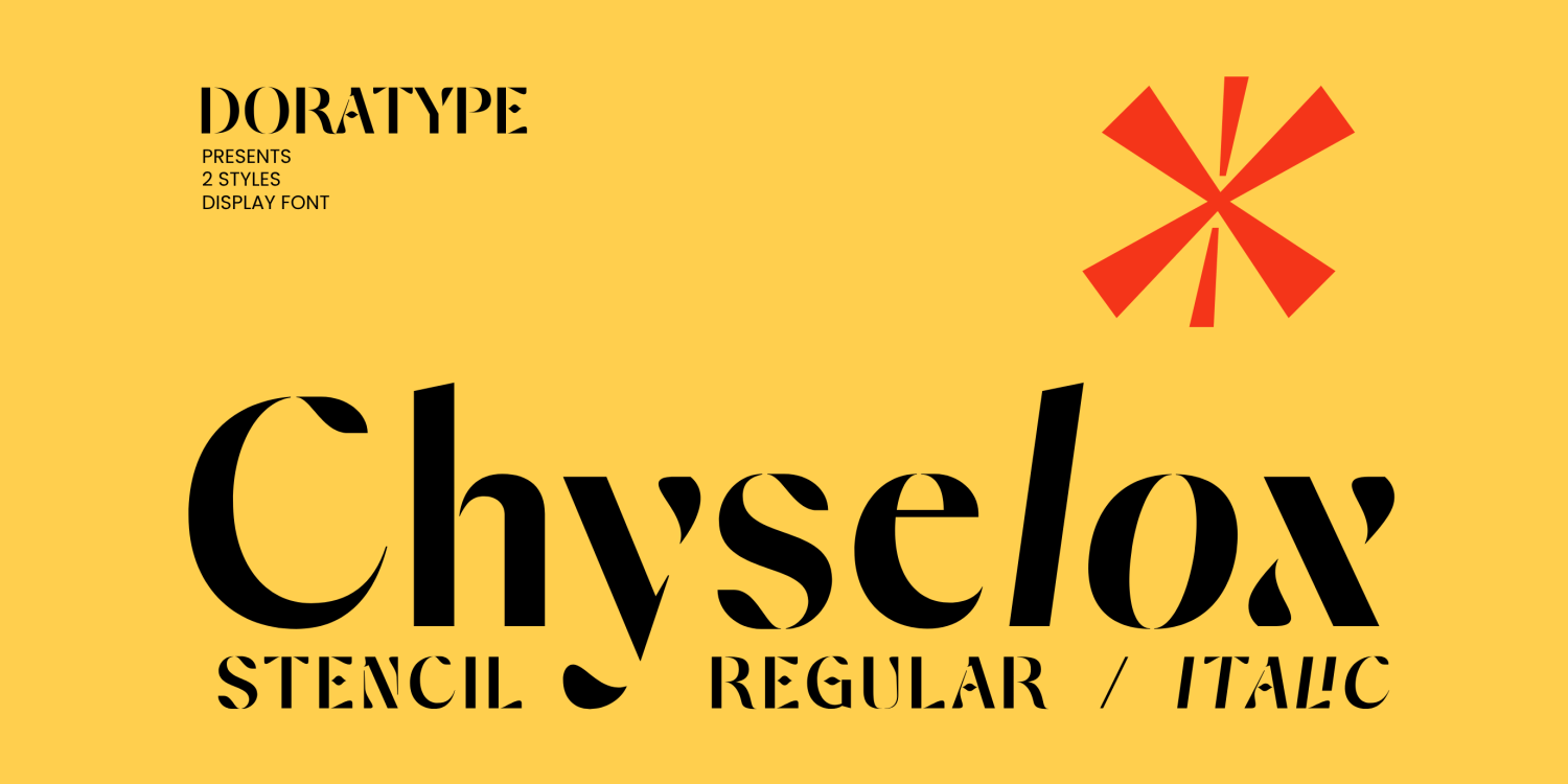 Chiselox Font Poster #1
