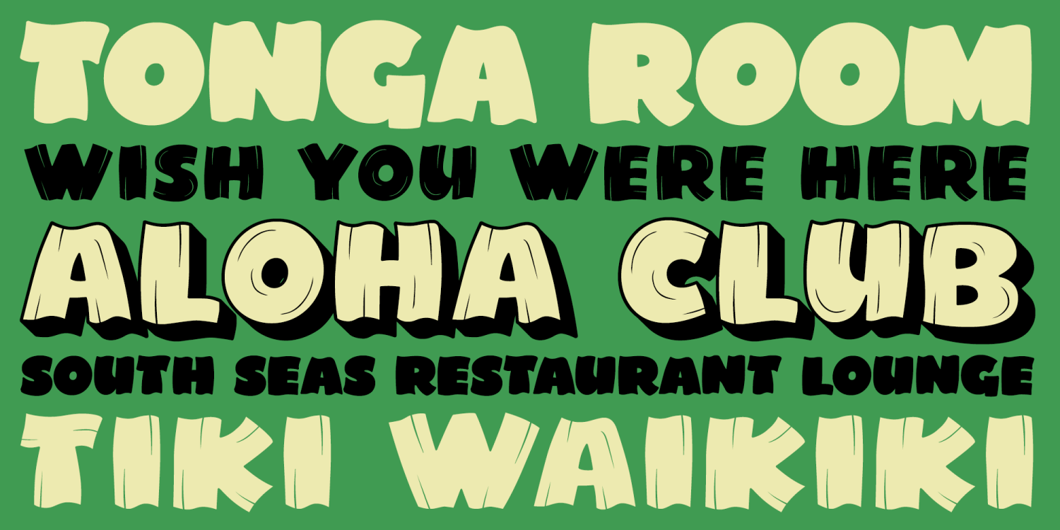Tahitian Shores Font Poster #5