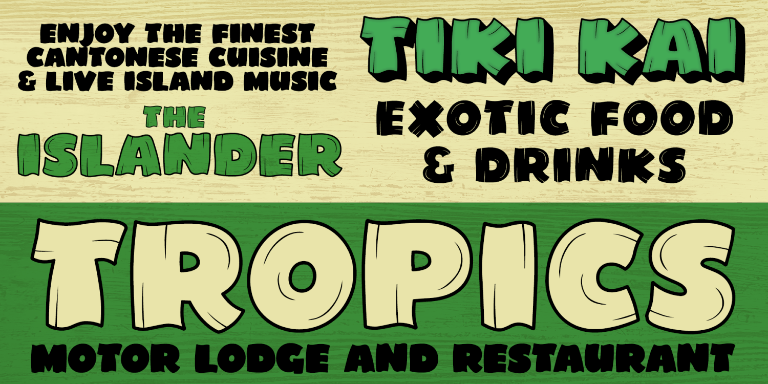 Tahitian Shores Font Poster #6