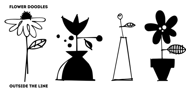 Outside-the-Line Doodle Bundle Poster