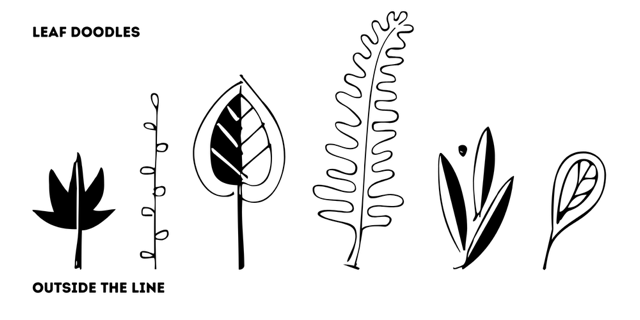 Outside-the-Line Doodle Bundle Font Poster #1