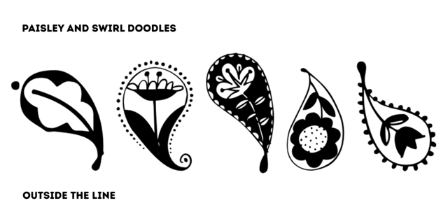 Outside-the-Line Doodle Bundle Font Poster #1