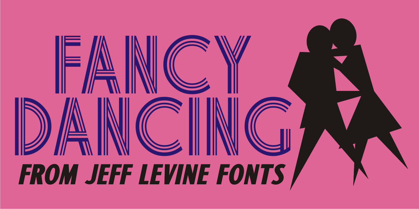 Fancy Dancing Font Poster #1