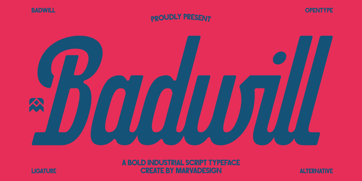 Badwill Font Poster #1