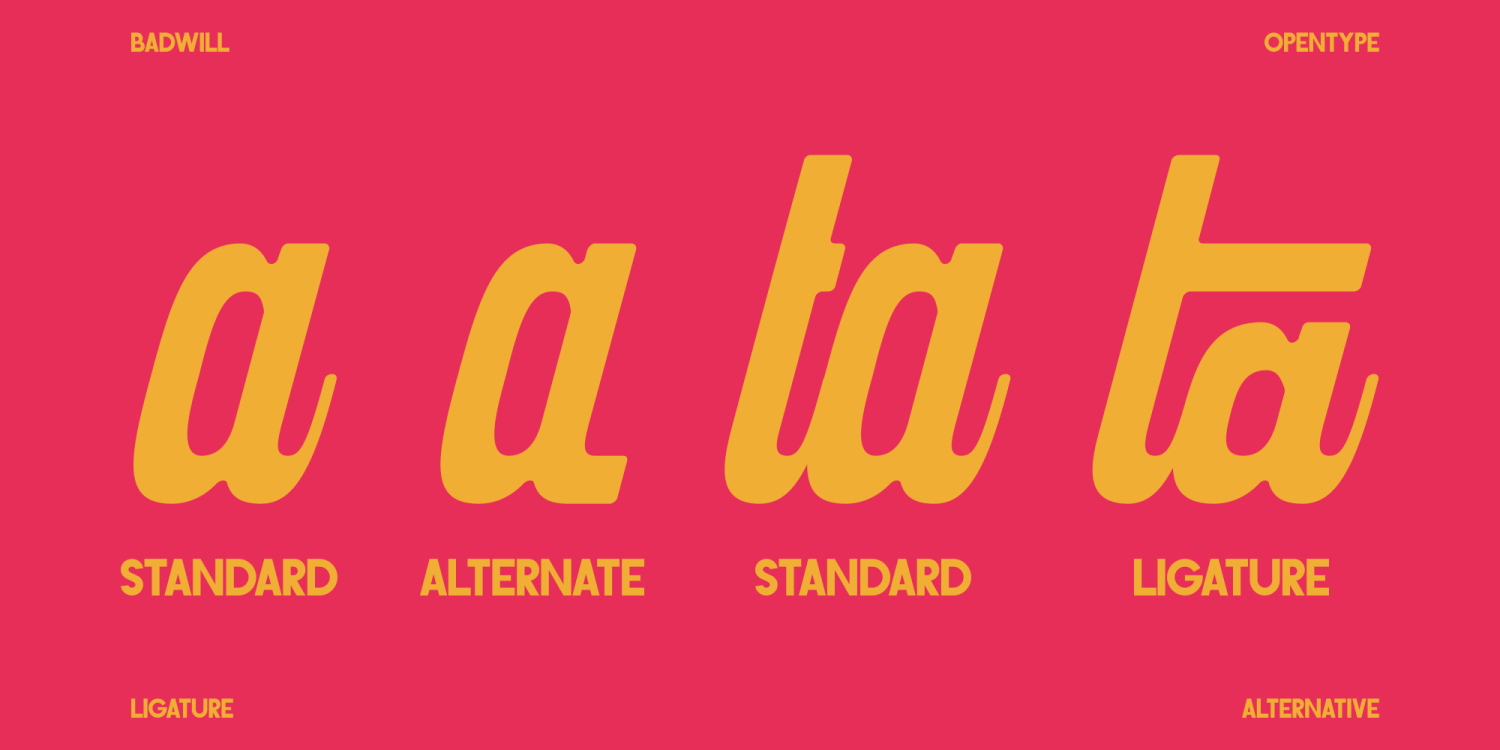 Badwill Font Poster #10