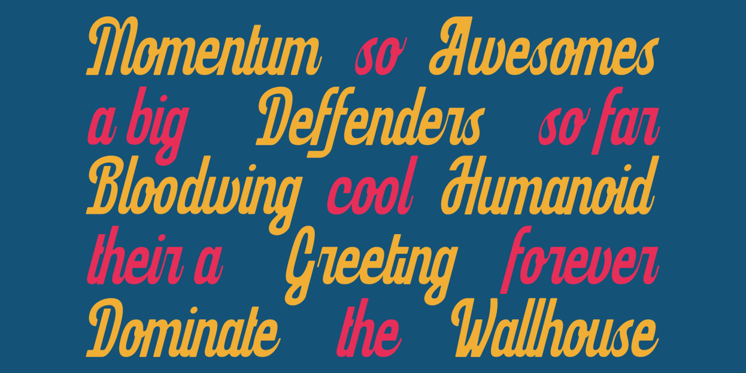 Badwill Font Poster #11