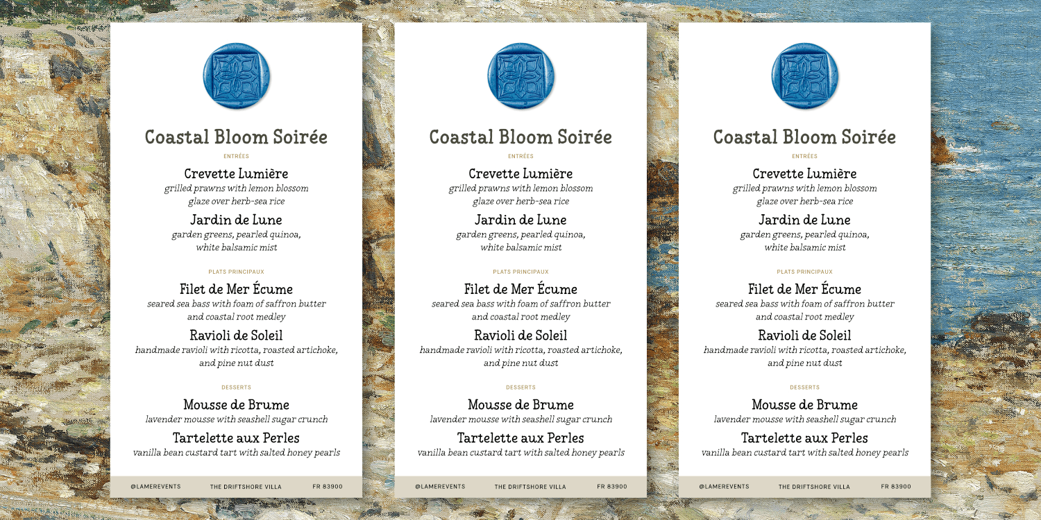 Coastal Notes Font Poster #1