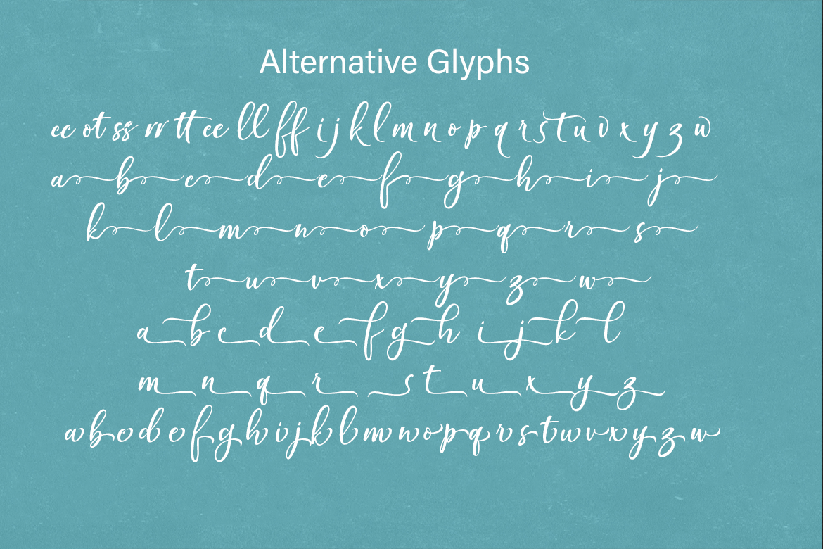 Just Beauty Font Poster #9