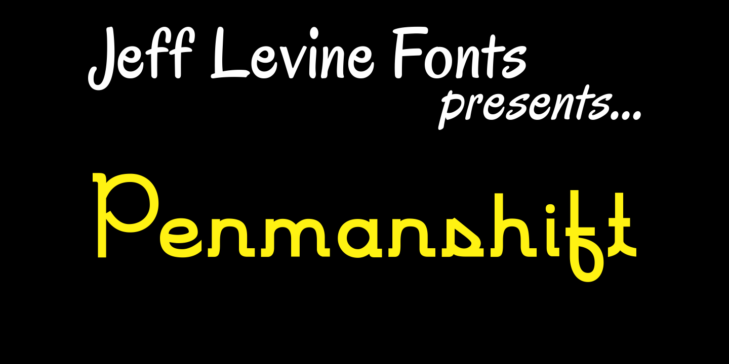 Penmanshift Font Family Poster