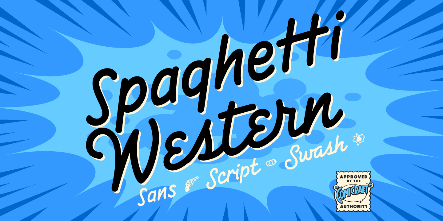 Spaghetti Western CC Font Poster #1