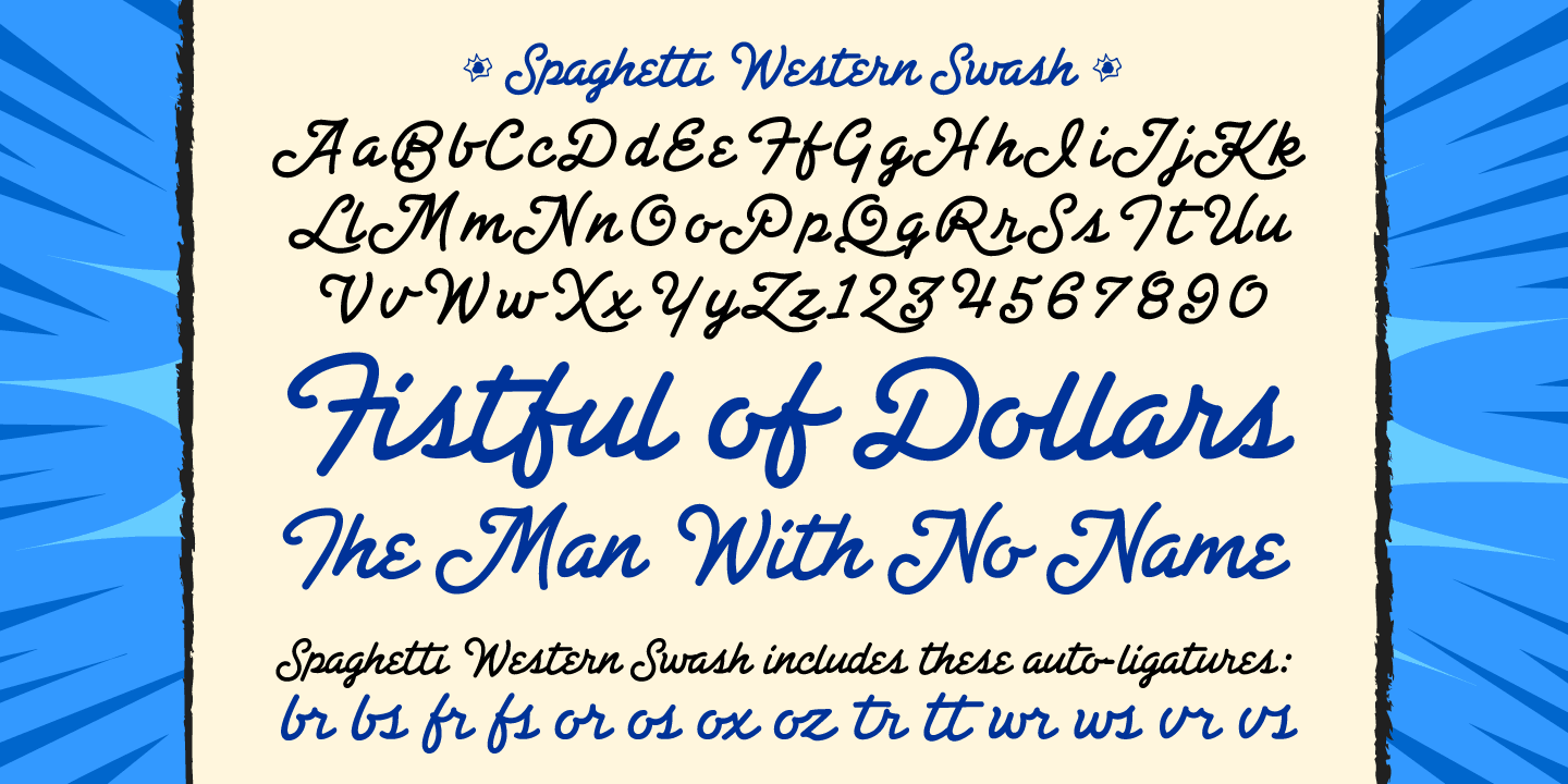 Spaghetti Western CC Font Poster #1