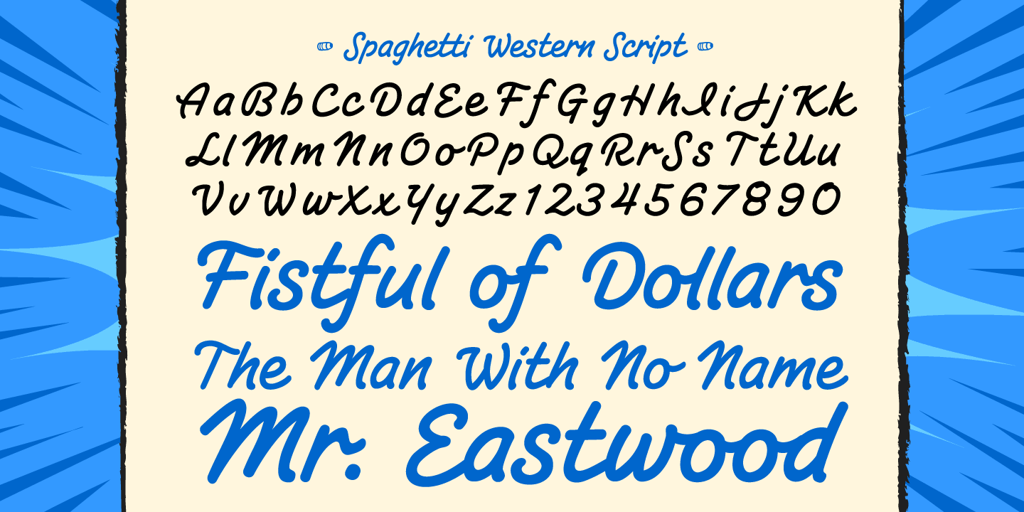 Spaghetti Western CC Font Poster #1