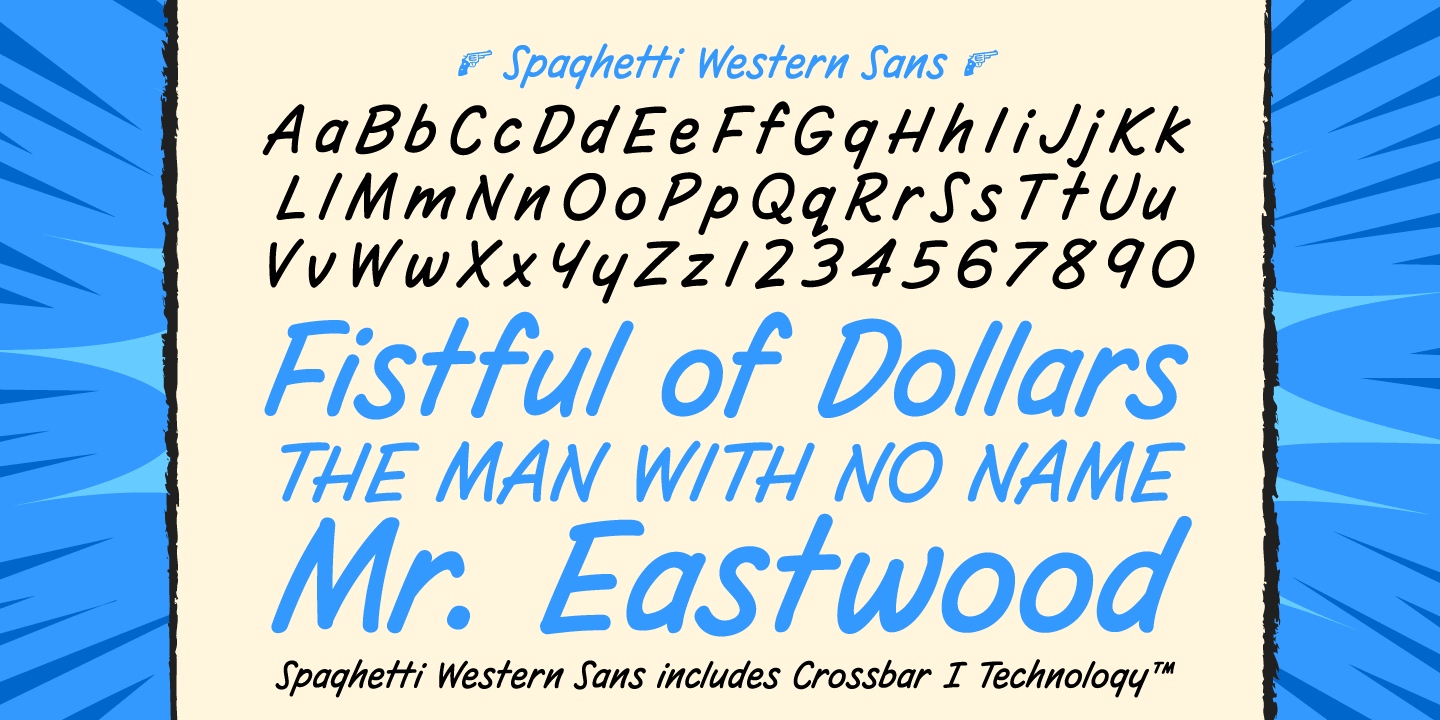 Spaghetti Western CC Font Poster #1
