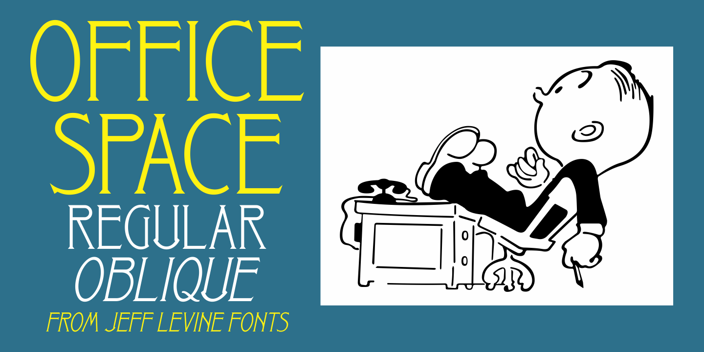 Office Space Font Poster #1