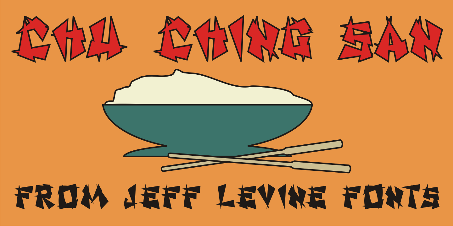 Chu Ching San Font Family Poster