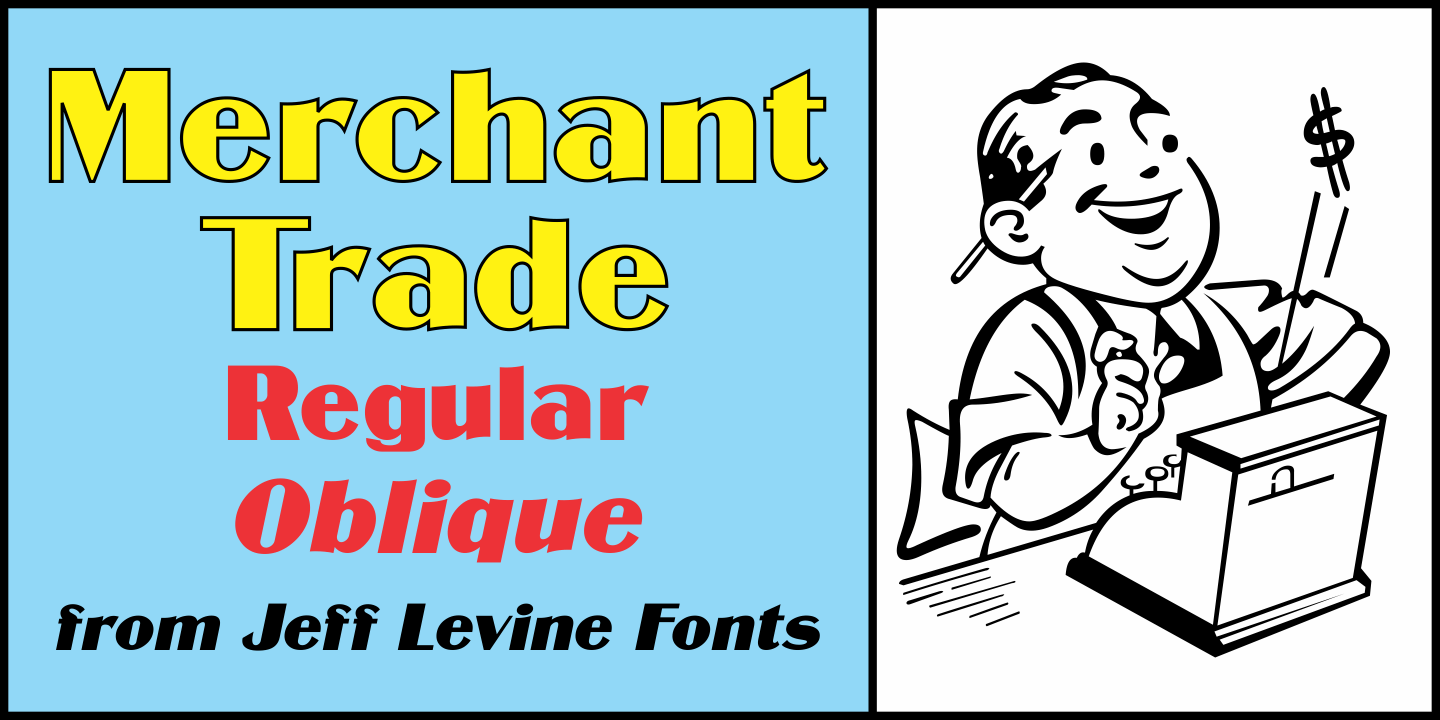 Merchant Trade Font Family Poster