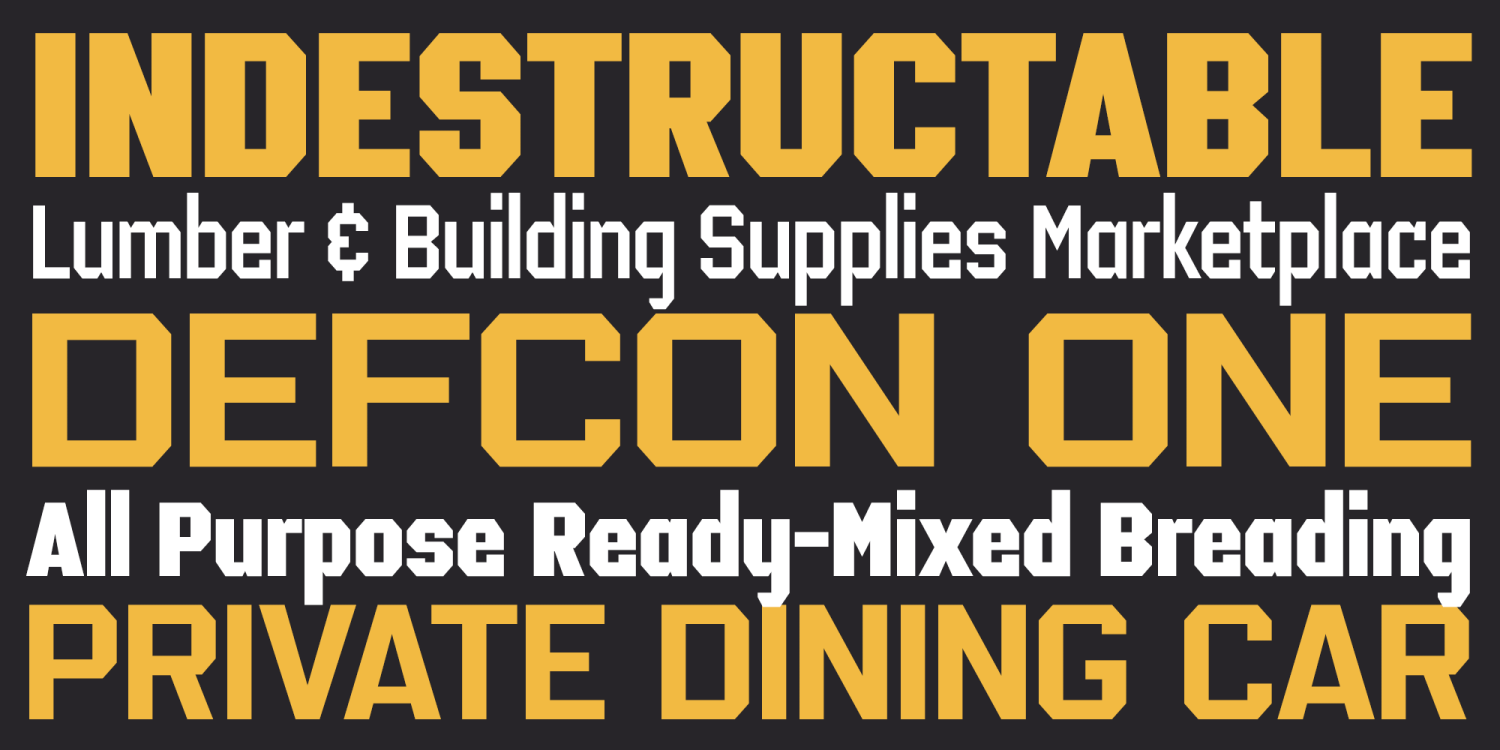 IronOn Now Collection Font Poster #1