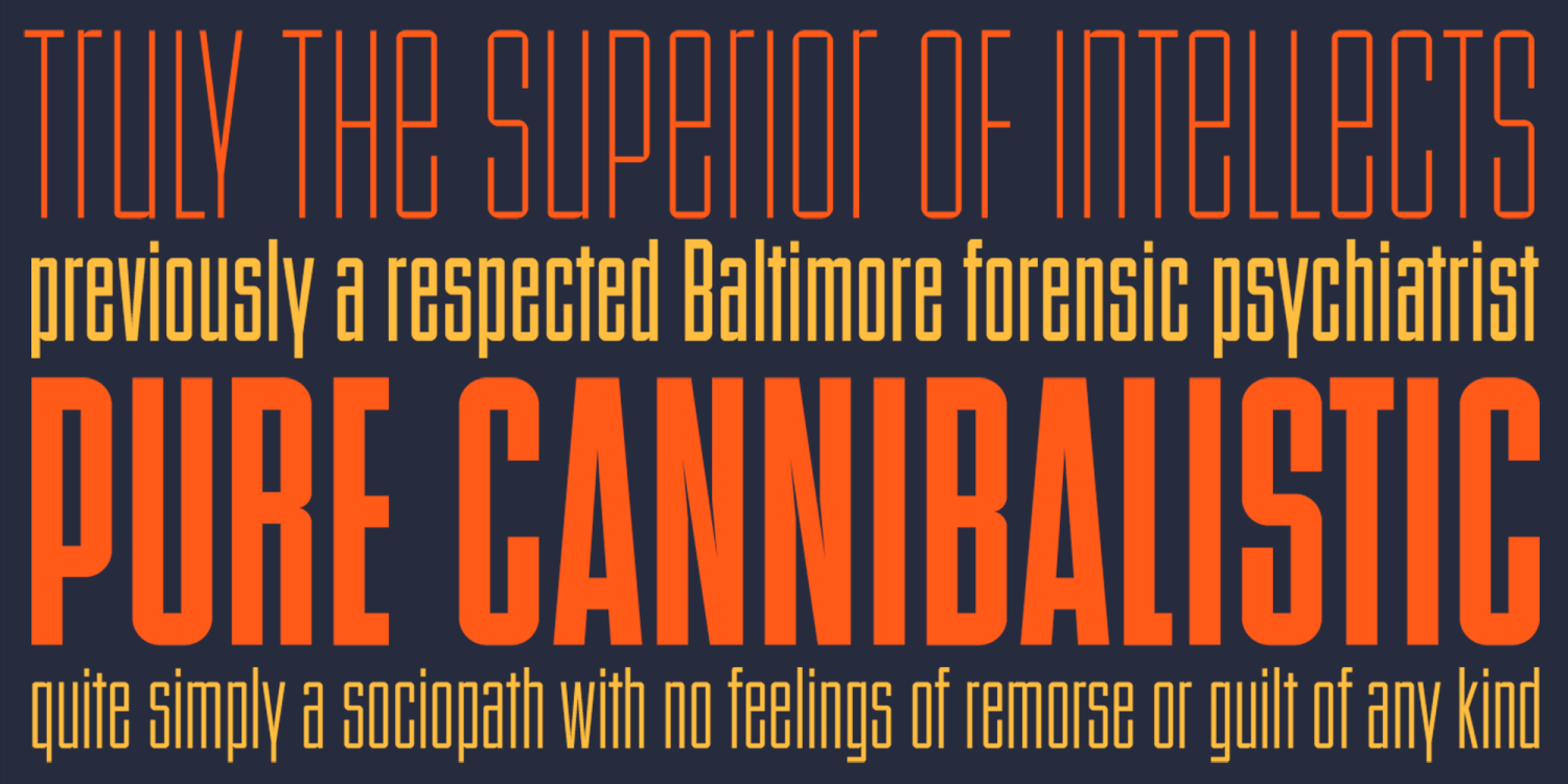 Binder Font Poster #1