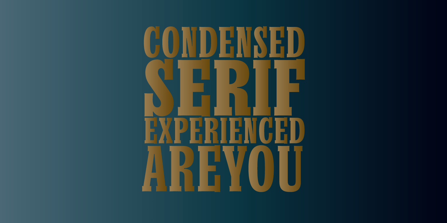 Churchward Conserif Font Poster #2