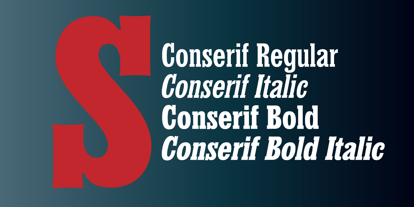 Churchward Conserif Font Poster #3