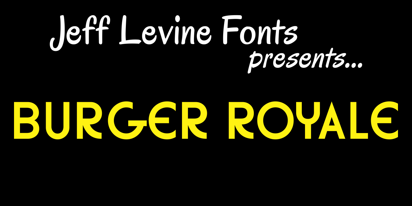 Burger Royale Font Family Poster