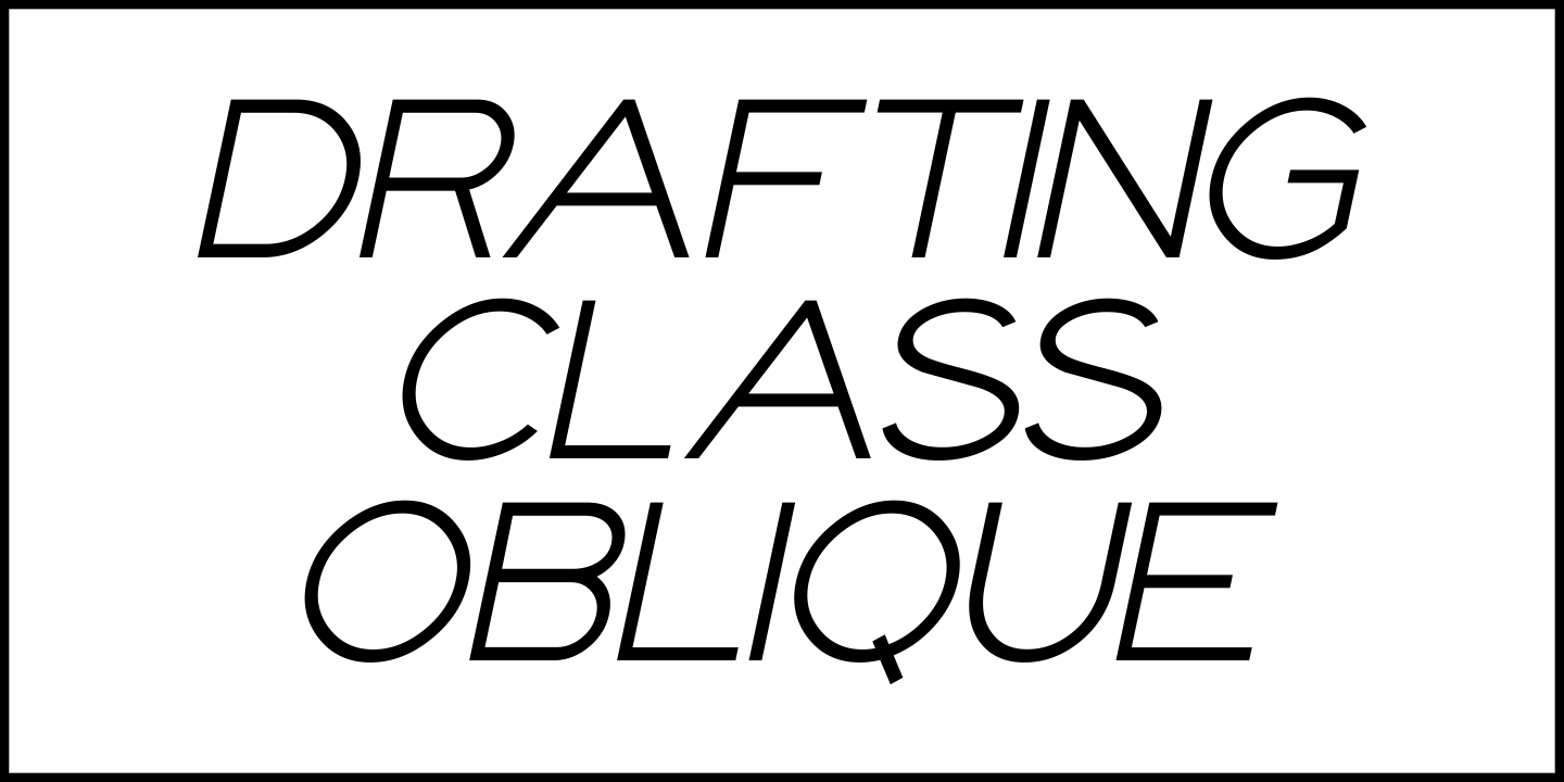 Drafting Class Font Poster #4