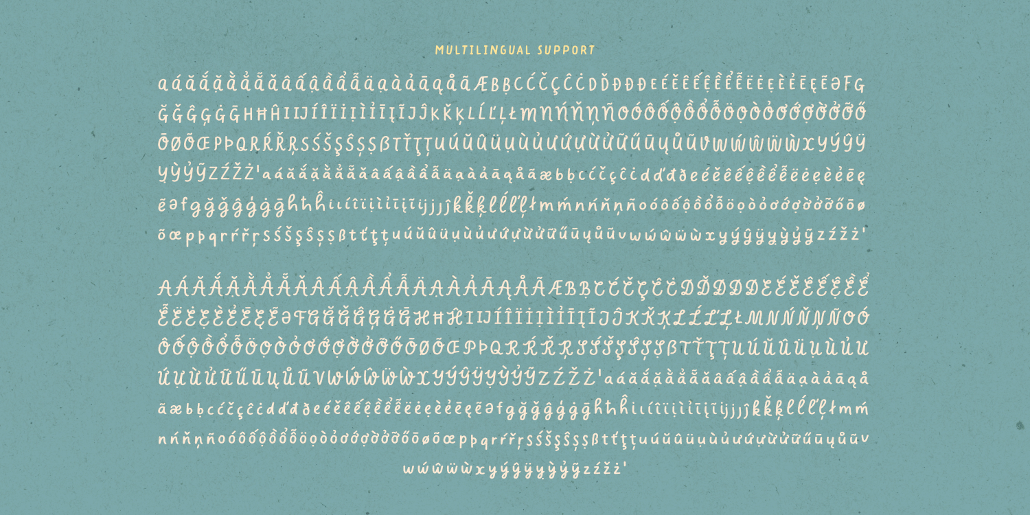 Charliney Font Poster #1