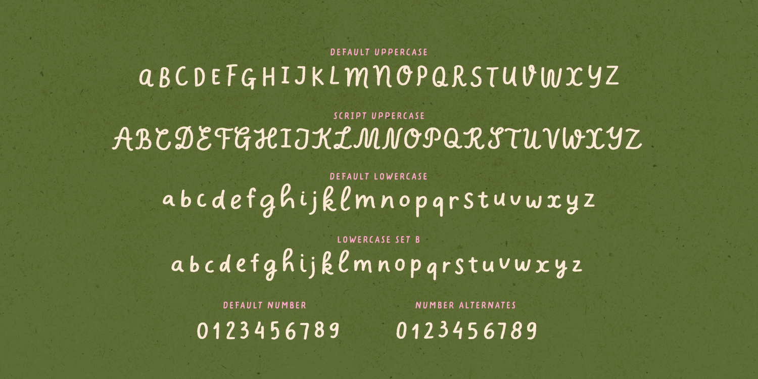 Charliney Font Poster #1