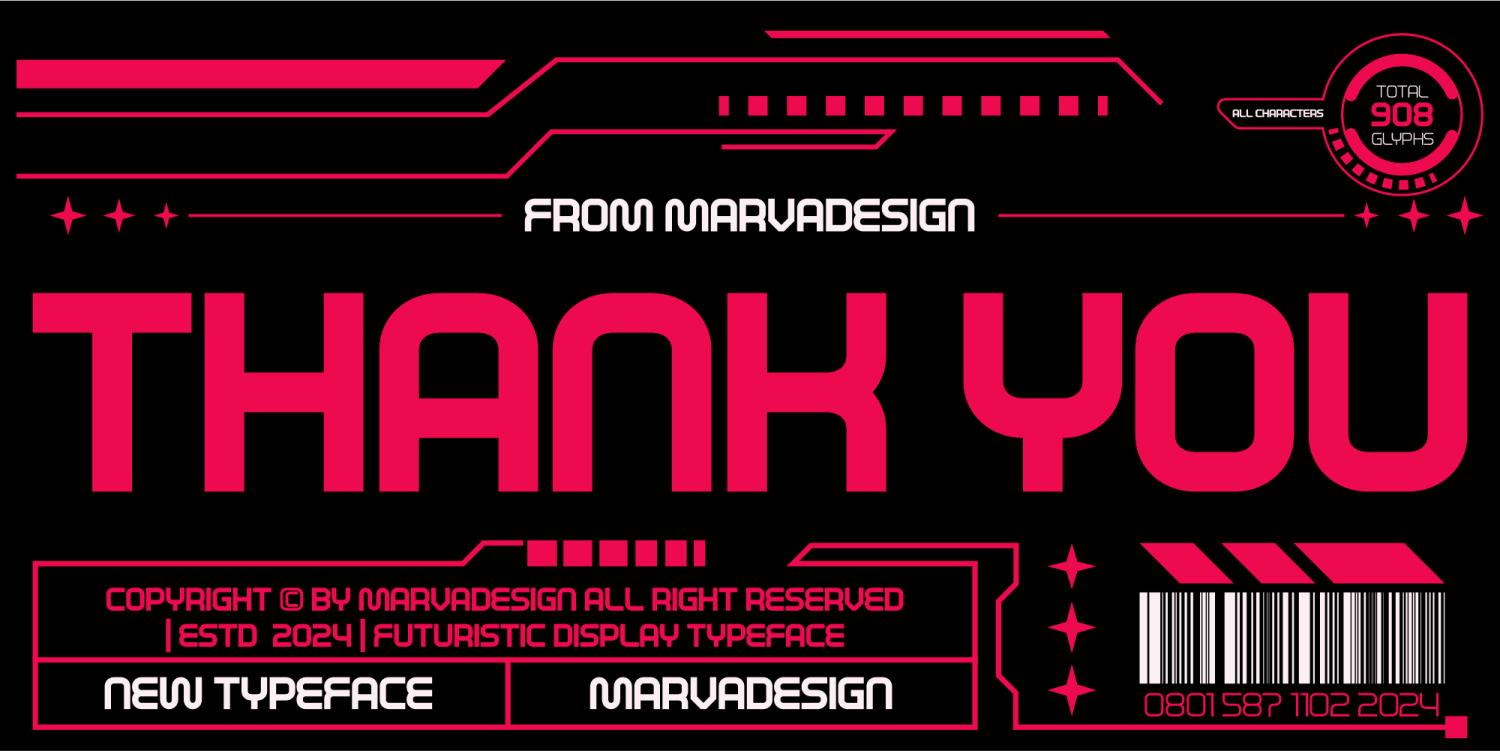 Syncho Font Poster #1
