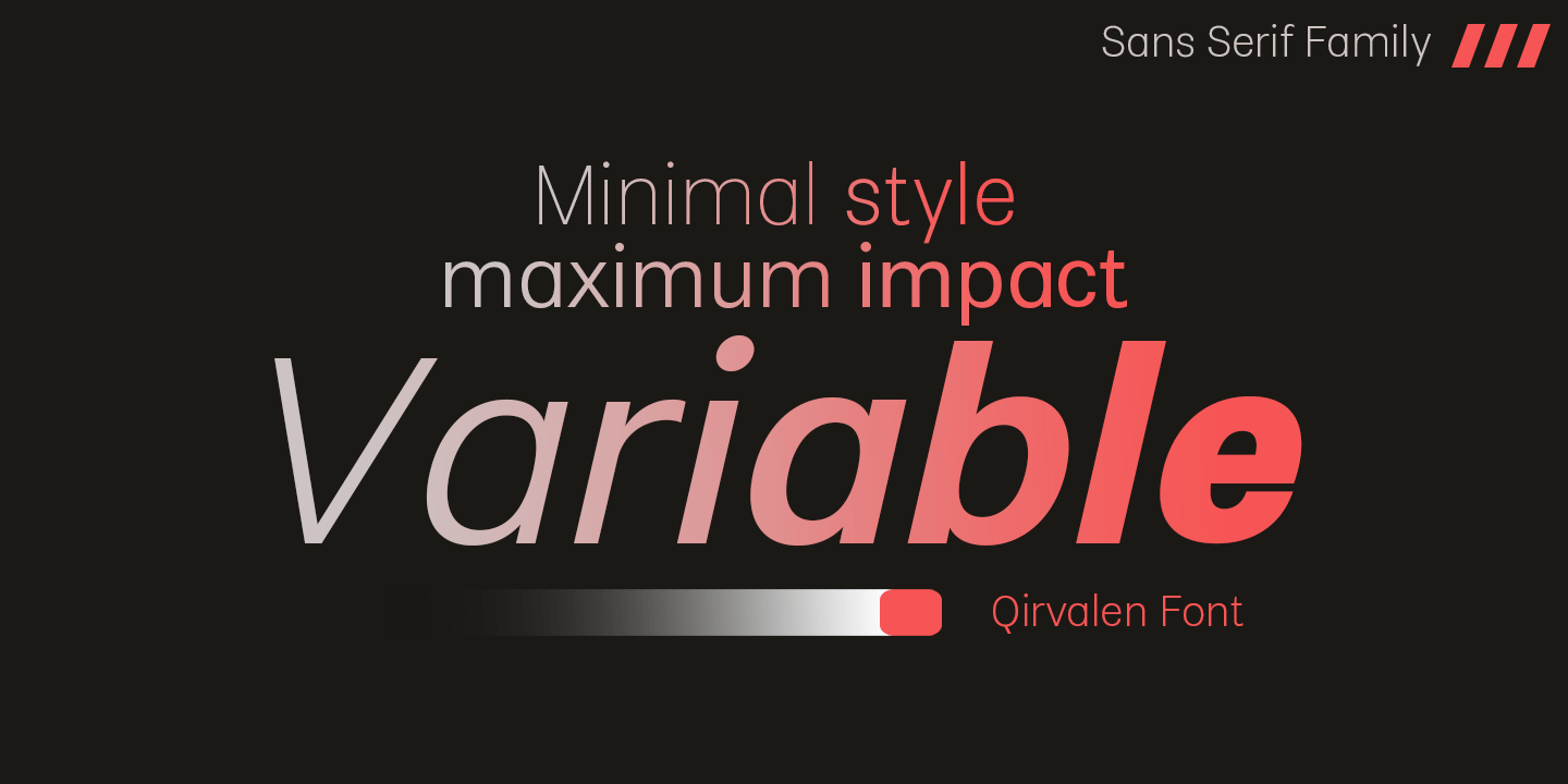 Qirvalen Font Poster #1
