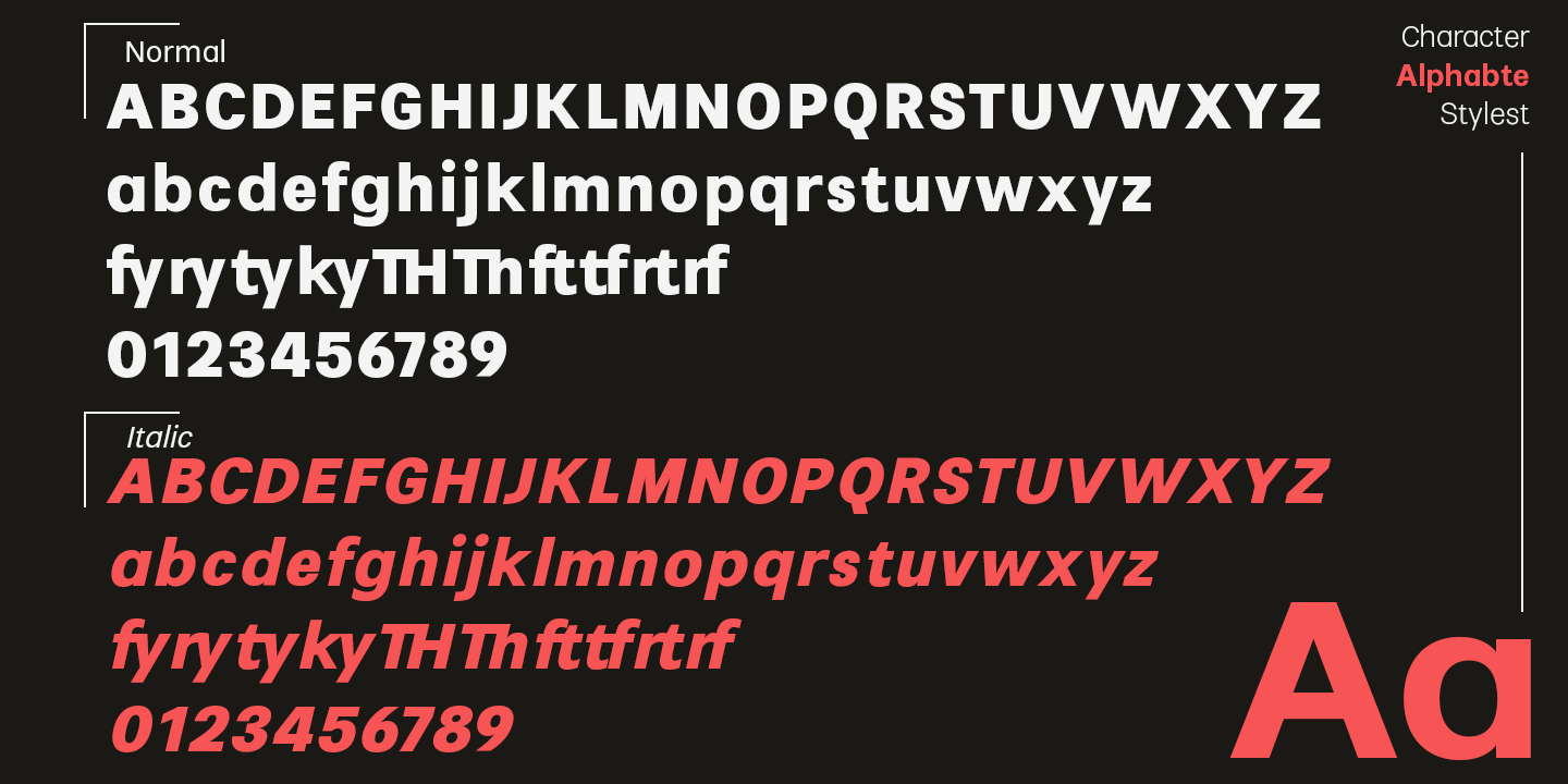 Qirvalen Font Poster #1