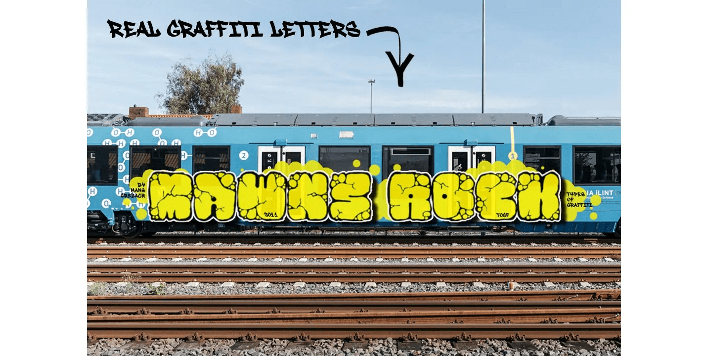 Mawns Rock® Font Family - Poster #2