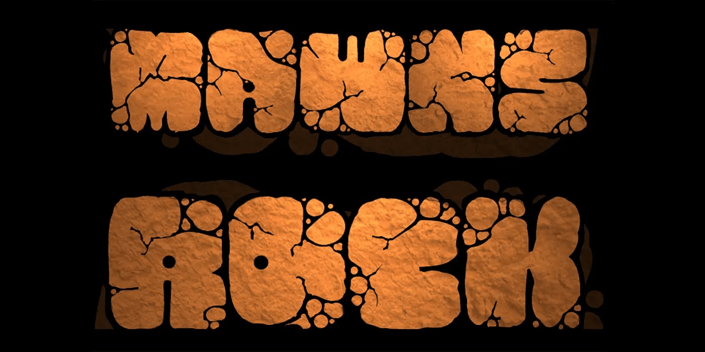 Mawns Rock® Font Family - Poster #3
